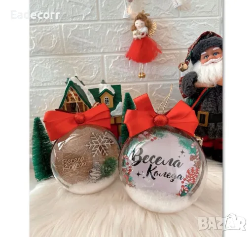 Коледни топки със снимка , снимка 10 - Коледни подаръци - 48118909