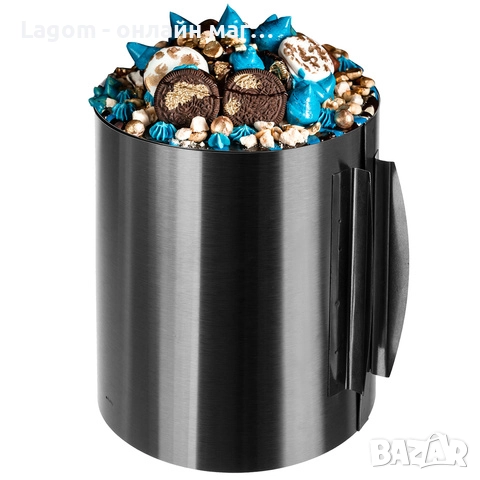 Регулируема форма за печене на блат за торта, неръждаема стомана, диаметър 16-30см, височина 20 см, снимка 3 - Прибори за хранене, готвене и сервиране - 52549146