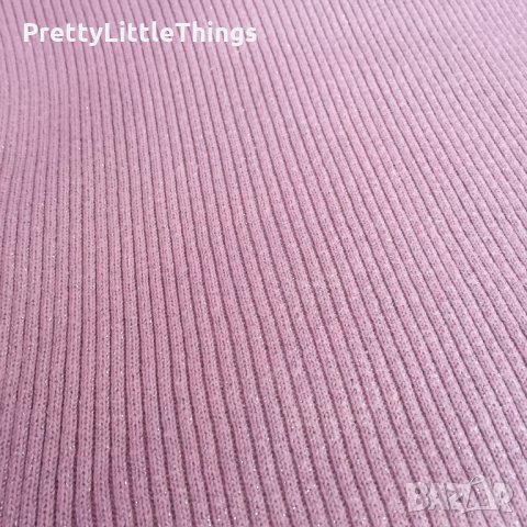 Блестяща розова блузка F&F 6-7 г. , снимка 2 - Детски пуловери и жилетки - 35485790