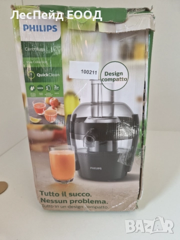 Сокоизстисквачка Philips Hr1832/00 400W, метална, черна, снимка 3 - Сокоизстисквачки и цитрус преси - 51971152