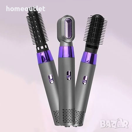 ПРОМОЦИЯ Компактен сешоар с три сменяеми приставки, 1800W - технология с отрицателни йони - DK-2979