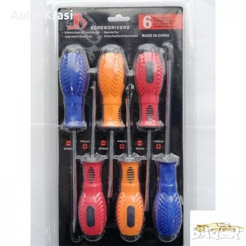 Отвертки 6 броя в комплект - 182726