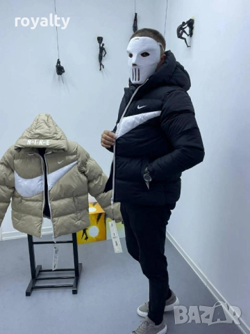 Nike Черно Зимно Мъжко Яке Найк 