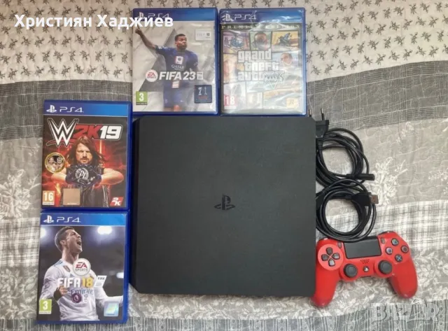 Playstation 4 Slim , снимка 1 - PlayStation конзоли - 47399491