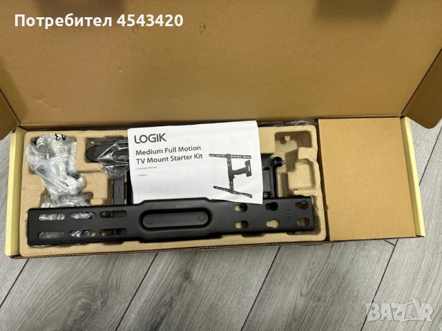 ТВ стойка Logik LFMSKM16 до 65 инача екран, снимка 2 - Стойки, 3D очила, аксесоари - 51137766