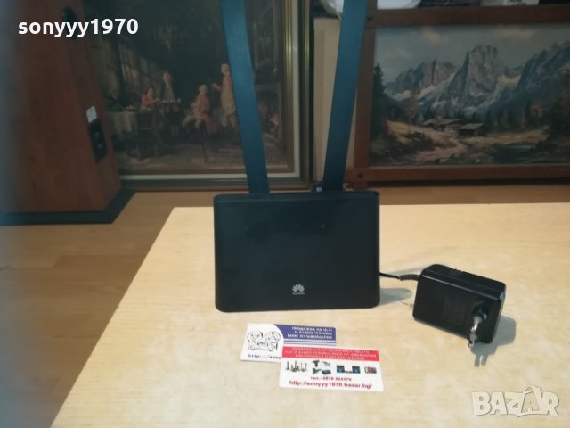 Huawei b-310s-22-рутер за сим карта с 2 антени+адаптер, снимка 4 - Рутери - 30218507