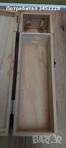 кутия дървена за вино за ценители , снимка 6 - Антикварни и старинни предмети - 50463838