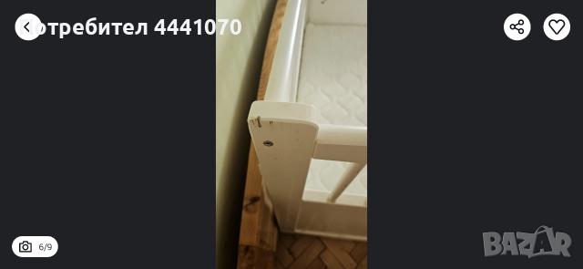 Бебешка кошара - люлка с матраче, снимка 4 - Кошарки - 52589289