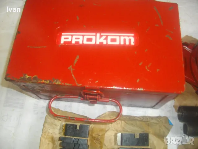 PROKOM ЗА РЕЗБИ НА ТРЪБИ ДО 2" ЦОЛА НОВА ПОЛСКА СТАРО КАЧЕСТВО ВИНТОНАРЕЗКА ВИНТОРЕЗ ПАФТА ПЛАШКА, снимка 4 - Други инструменти - 49453263