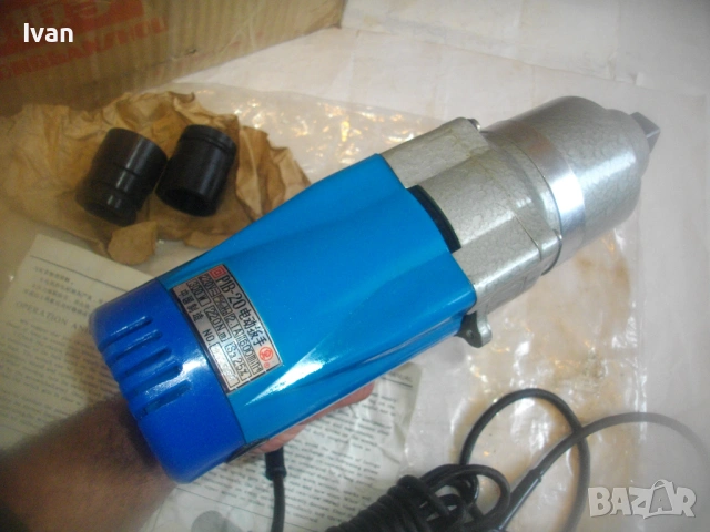 НОВА ИНДУСТРИАЛНА ДЯСНА ГАЙКОНАВИВНА МАШИНА С КВАДРАТ 3/4 ПЪЛЕН КОМПЛЕКТ СТАРО КАЧЕСТВО ПРОФЕСИОНАЛ, снимка 14 - Други инструменти - 54208933