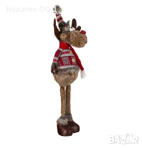 Коледна, Декоративна, Фигура,  Елен, Кафяв, 60-90 см, снимка 3 - Декорация за дома - 48061521