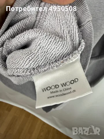 Суитшърт „Wood Wood“ с голямо лого, размер M, снимка 7 - Суичъри - 56168895