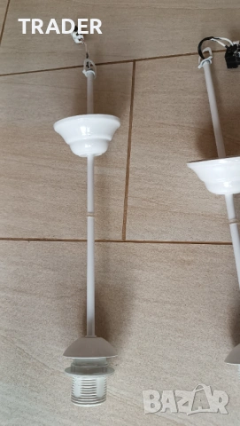 Пендел бял, тръбен,  Е27, 230V  спот насочена светлина двойка , снимка 8 - Други - 33409683