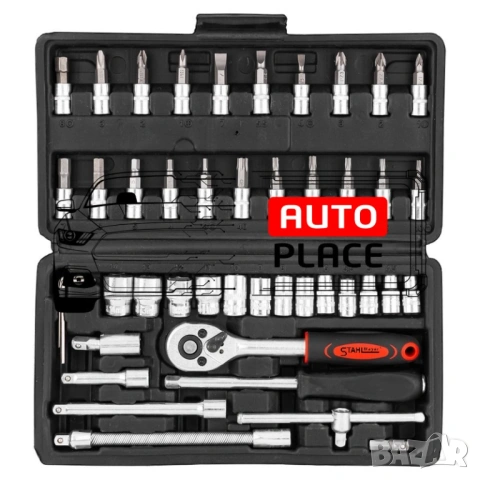 Гедоре 1/4 шестостенен комплект 46 части Stahlmayer