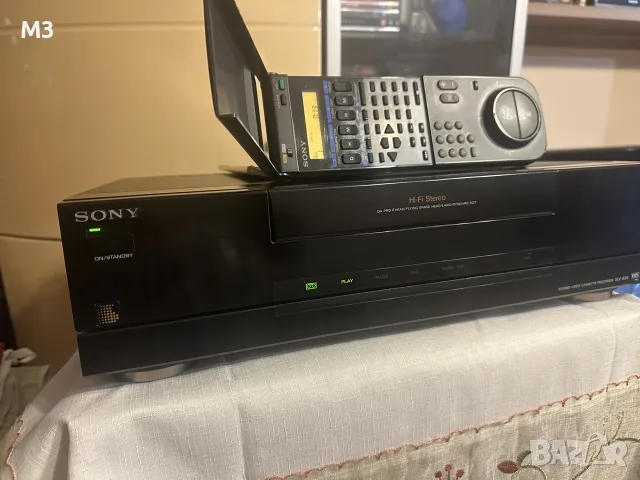SONY SLV 825 Видео Рекордер с Дистанционно, снимка 3 - Плейъри, домашно кино, прожектори - 56184306