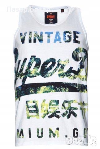 Superdry Оригинален Памучен Потник L-XL, снимка 5 - Други - 40438871