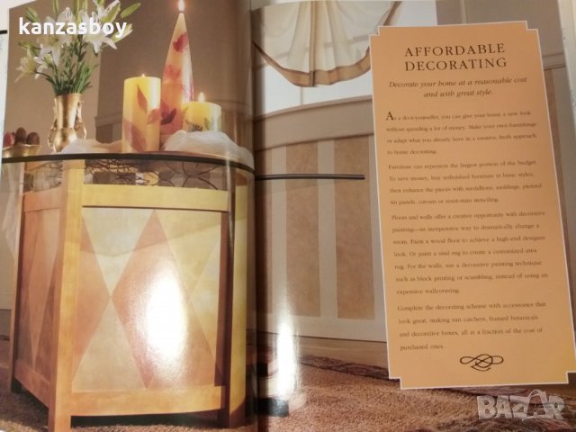 creative home arts club home decoration solutions - книга за декораци , снимка 6 - Художествена литература - 31880258