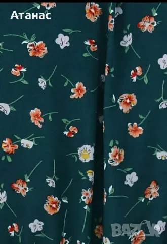 Дамска рокля в зелено, снимка 3 - Рокли - 49458636