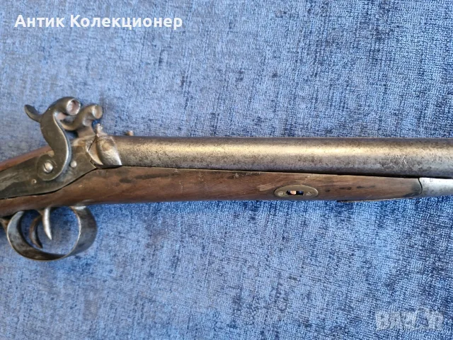 Пушка двуцевна, М1870, Франция, снимка 3 - Антикварни и старинни предмети - 55993193