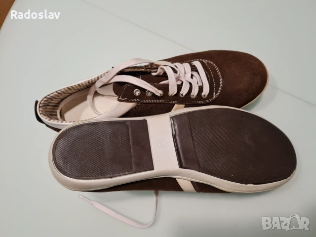 Кафяви обувки от набук 44 номер, снимка 3 - Ежедневни обувки - 54074825