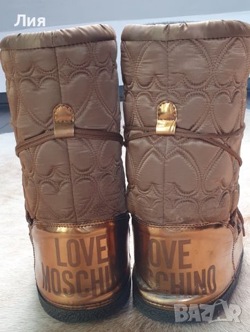 Детски апрески Love Moschino 35-37 номер, снимка 3 - Детски боти и ботуши - 42730505