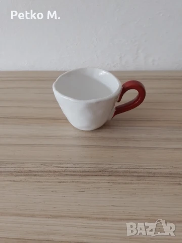 Чаша за кафе - натурална