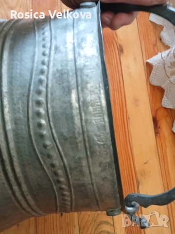 Стар ретро бъкърен котел , снимка 6 - Антикварни и старинни предмети - 53246714