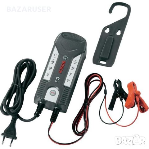 Компактно зарядно устройство за акумулатор 6/12V C3 BOSCH/ 0 189 999 03M/  Гаранция 12 месеца, снимка 1 - Аксесоари и консумативи - 30745650