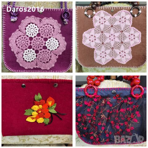 Арт чанти, уникат ръчна изработка , снимка 3 - Чанти - 35028977