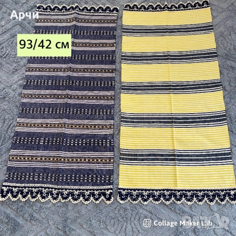 Памучни месали от автентични платове с ръчно плетени дантели, снимка 2 - Други - 52052032