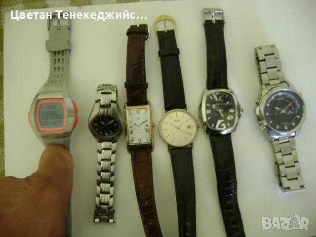Продавам 6 броя кварцови часовника TCM,Ricoh,Casio,Sekonda,Chronotech