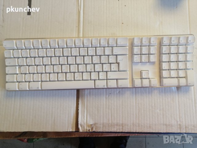 Клавиатура Apple A1016 Wireless Bluetooth Keyboard White w/ Number Pad EMC 1937