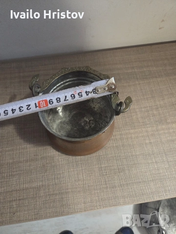 Мини медно менче, снимка 6 - Декорация за дома - 53140603