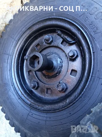 Комплект Стари Джанти С Гуми За Мотофреза., снимка 3 - Гуми и джанти - 49995916