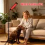 Нов Панел за червена и инфрачервена светлина 660nm 850nm със стойка 75 LED за цяло тяло, снимка 3