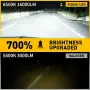 Комплект 2 LED крушки Sidaqi H1, 6500 K, 16 000 лм, 80 W, снимка 7