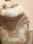 Детско зимно яке естествена кожа кожух, снимка 4