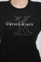 Calvin Klein Черна Дамска Памучна Блуза  , снимка 3