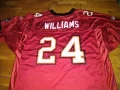 Маркова тениска амер.футбол Cadillac Williams # 24 NFL Tampa Bay Buccaneers Reebok размер L, снимка 11