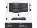 Клавиатура Безжична Logitech ERGO K860 US INTL 920-010108 Eргономична с мека подложка за китки, снимка 4
