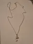 Сребърна  верижка  и  висулка , снимка 1
