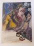 Нанет Баклаян, акварел от 1975 г., снимка 2