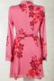Розова рокля на цветя марка Jimmy Sanders - S, снимка 3