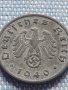 Монета 1 райхсфенинг 1940г. Германия Трети Райх с СХВАСТИКА за КОЛЕКЦИЯ 33016, снимка 6