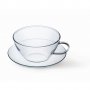 Комплект от 2 бр. чаши със стъклени подложки за топли напитки с вместимост - 300 ml. SIMAX, снимка 2