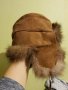 Дамска зимна шапка с естествен косъм , снимка 5
