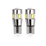 LED крушки T10 CANBUS 6 SMD 5730 бели 12V 2 броя, снимка 1