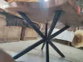 Дървена трапезна маса от чинар, снимка 6