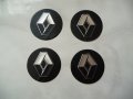 4 емблеми Рено Renault метални алуминиеви джанти лети волан, снимка 1 - Аксесоари и консумативи - 38673547