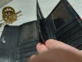 Портмоне Арт с много прегради дамско ест.кожа 155х 95 мм отлично, снимка 5